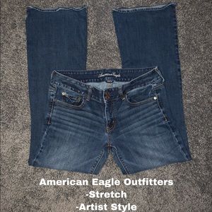 American Eagle Medium-wash Artist Jeans